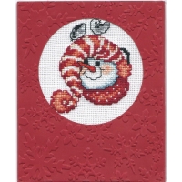 Бродирана картичка 033 